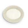 Bubbles ovaal bord, 20 cm, Zand