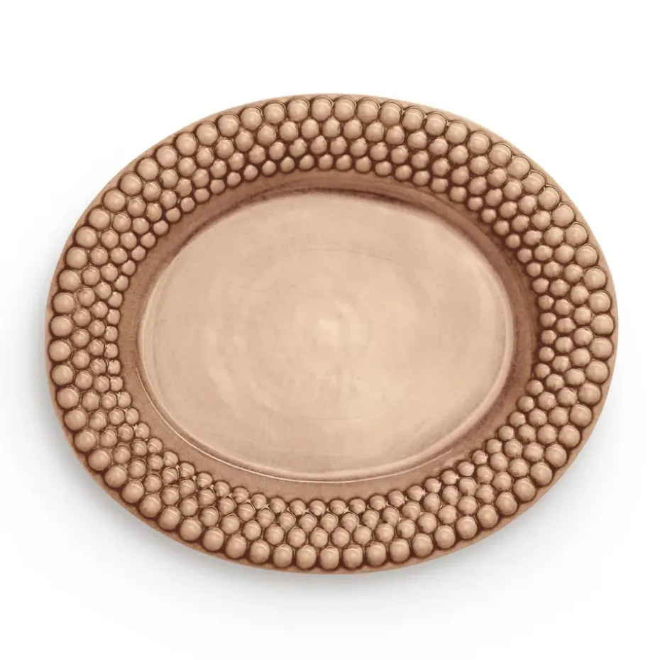 Bubbles ovale schaal, 35 cm, Cinnamon