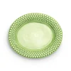 Bubbles ovale schaal, 35 cm, Groen