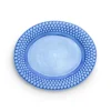 Bubbles ovale schaal, 35 cm, Lichtblauw