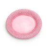 Bubbles ovale schaal, 35 cm, Roze