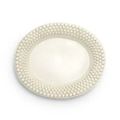 Bubbles ovale schaal, 35 cm, Zand