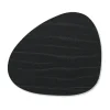 Buffalo onderzetter (glazen) curve, zwart
