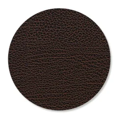 Bull onderzetter (glazen) circle, bruin