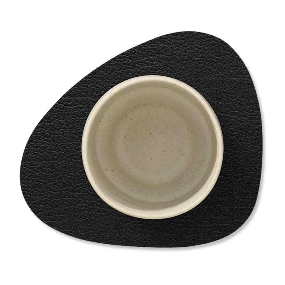 Bull onderzetter (glazen) curve, zwart