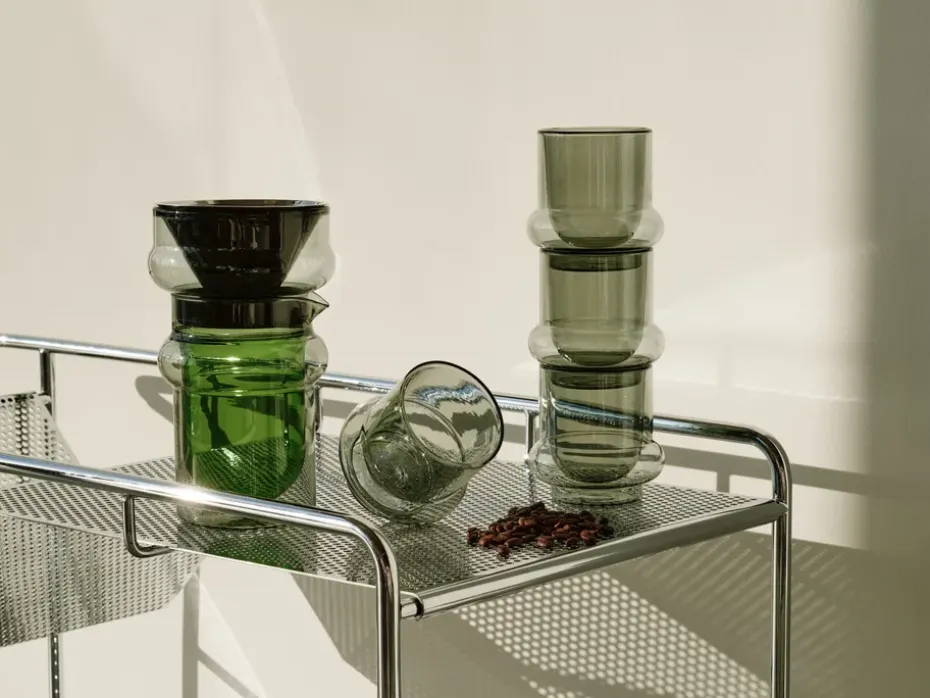 Bump karaf & filter set 40 cl, Groen