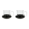 Bump theekopjes 2-pack, Black