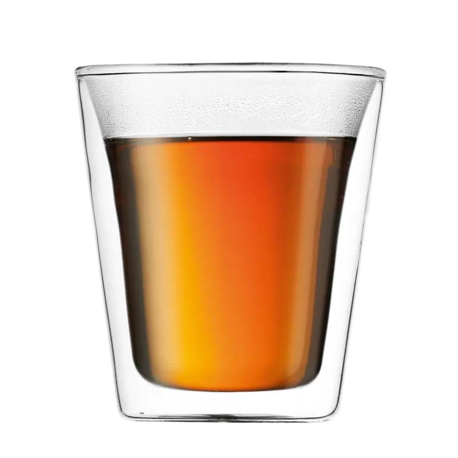 Canteen dubbelwandig glas 2-pack, 0.2 l