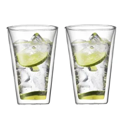 Canteen dubbelwandig glas 2-pack, 0.4 l