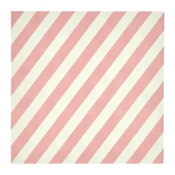 Check & Stripes papieren servet 25x25 cm 20-pack, Beige