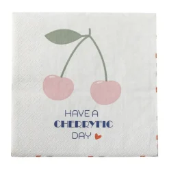 Cherry papieren servetten 20-pack, Rose