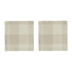 Chess servetten 2-pack, Clay