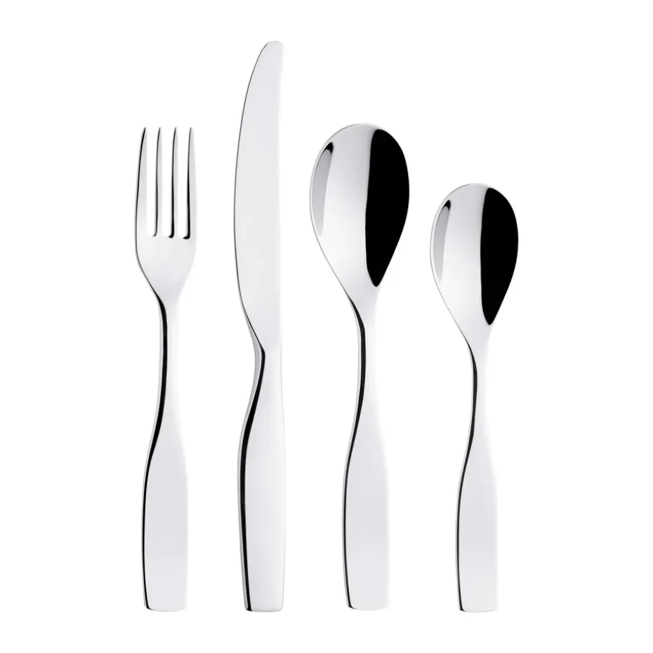 Citterio 98 bestekset 16-delig geschenkverpakking, Blank roestvrij staal