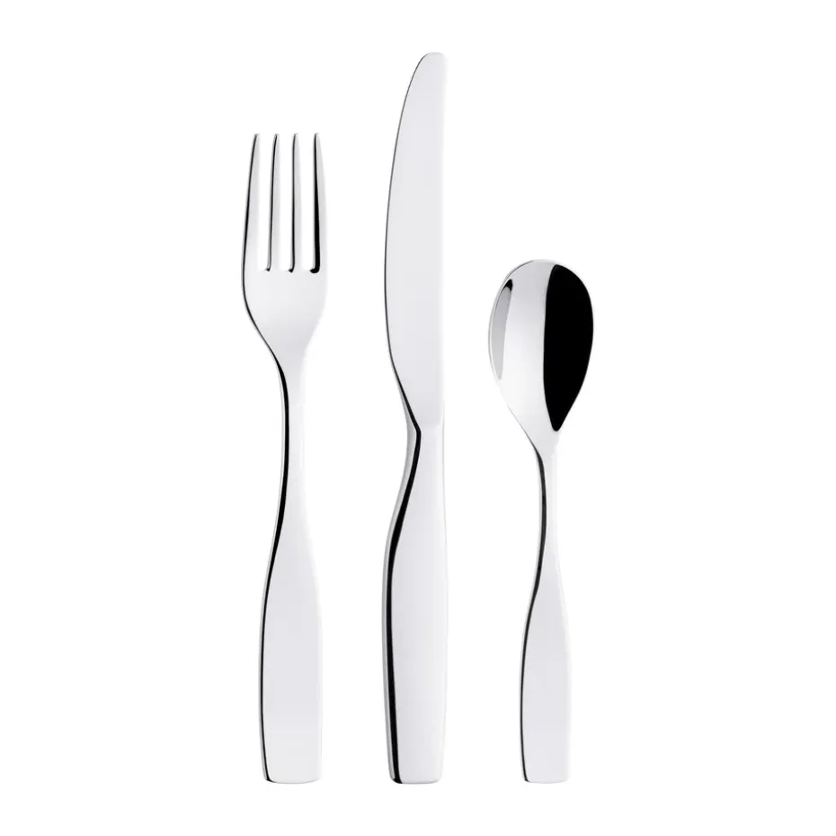 Citterio 98 dessertbestek 12-delig geschenkverpakking, Blank roestvrij staal