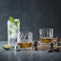 City Double Old Fashioned glas 4-pack, 34 cl.