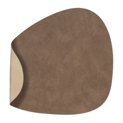 Cloud-Nupo placemat keerbaar curve L 1 St., Brown-sand