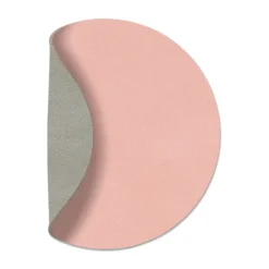 Cloud onderzetter (glazen) keerbaar circle 1 St., roze-lichtgrijs