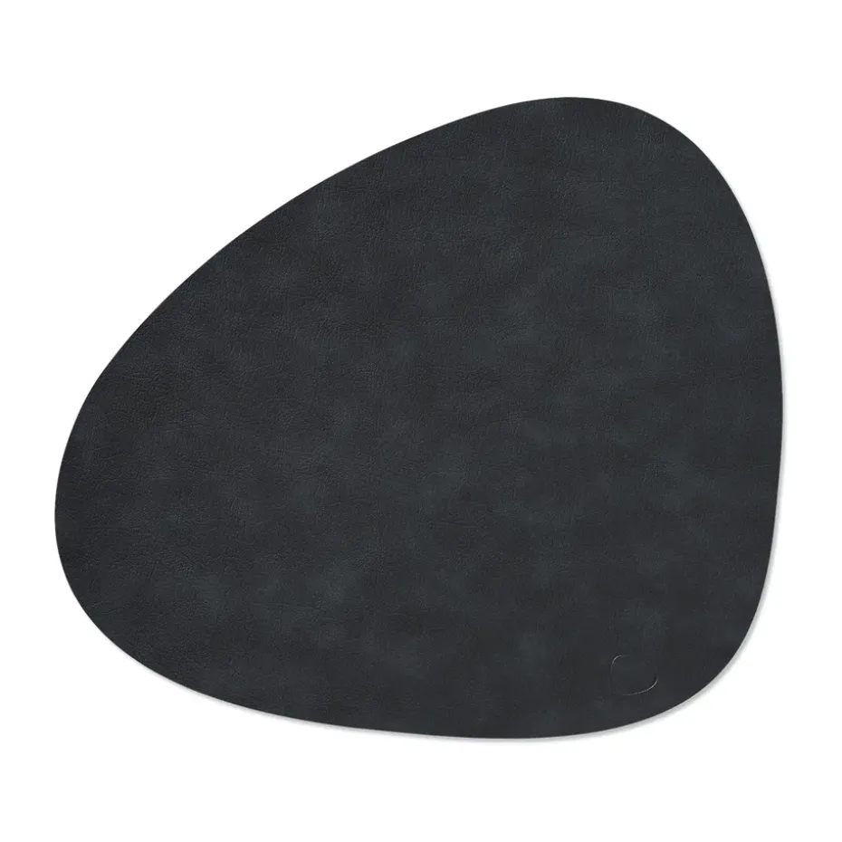 Cloud placemat keerbaar curve L 1 St., Black-brown