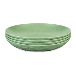 Club diepe schaal Ø22 cm 4-pack biocirk thermoplast, Nature leaf green