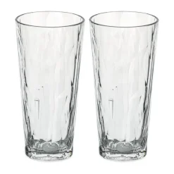 Club No. 19 drinkglas plastic 25 cl 2-pack, Kristalhelder