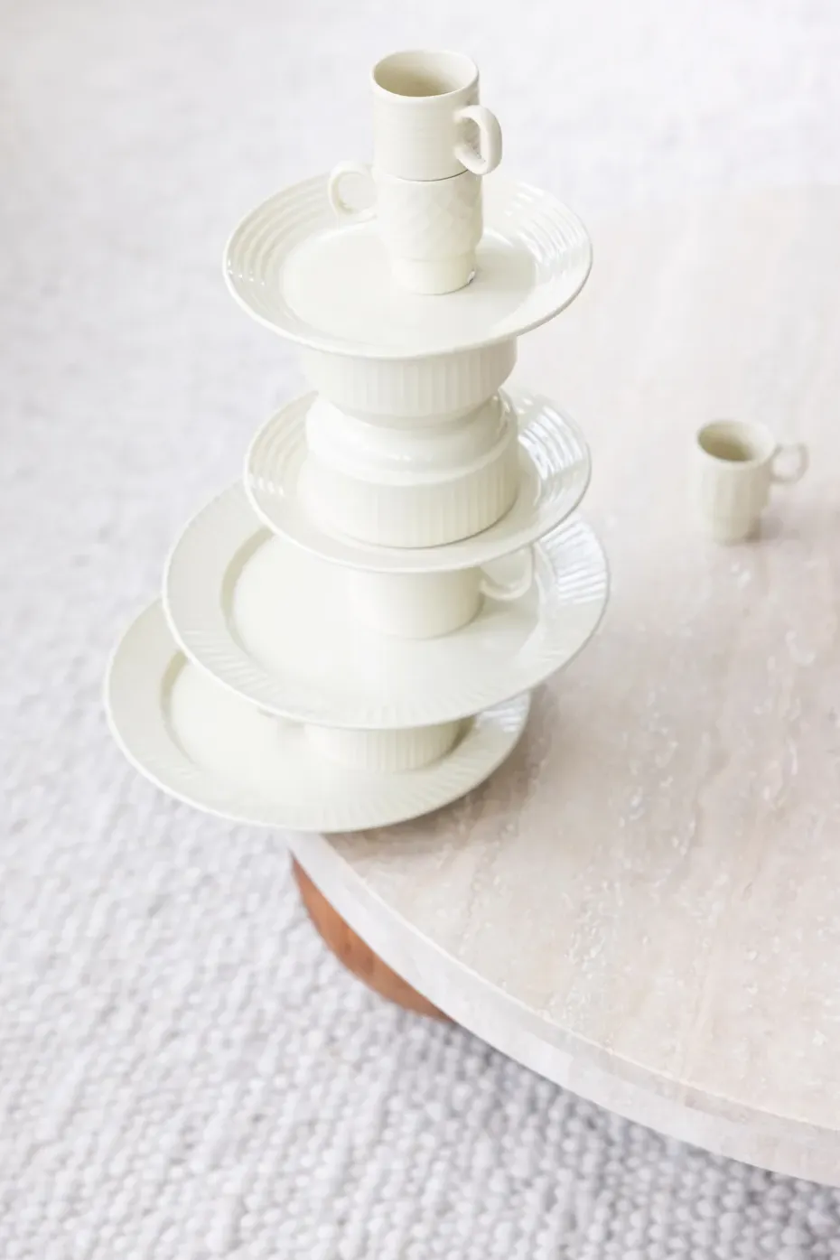 Coffee & More theemok 2-pack, Beige
