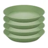 Connect diep bord Ø24 cm 4-pack, Nature leaf green