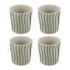 Connect kop S 19 cl 4-pack, Monstera stripes