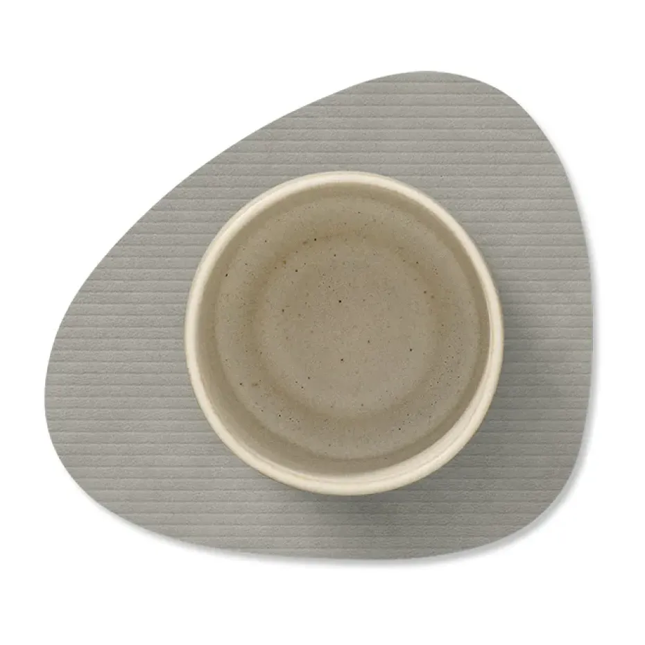 Corduroy onderzetter curve, Light Grey