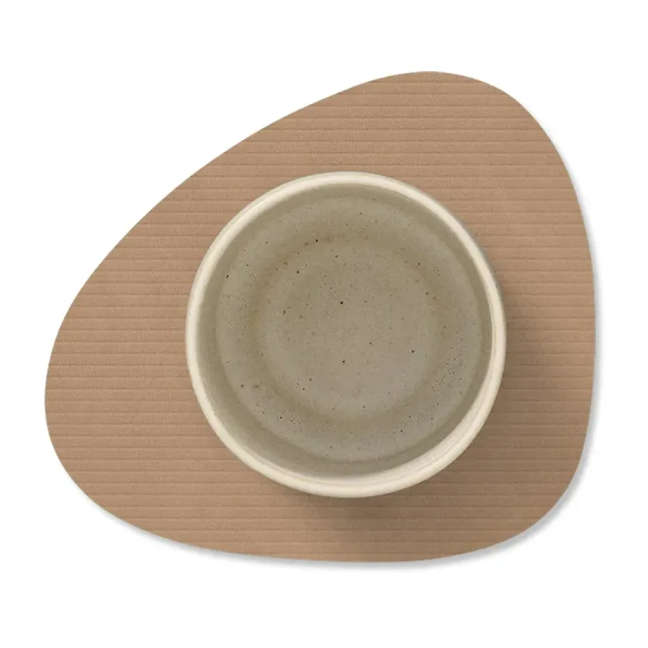Corduroy onderzetter curve, Nougat