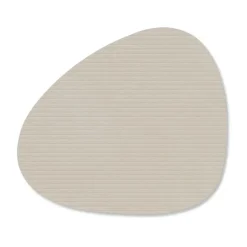 Corduroy onderzetter curve, Oyster White