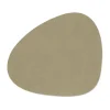 Corduroy placemat curve L, Herbal Dust
