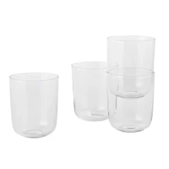 Corky glas hoog 4-pack, helder