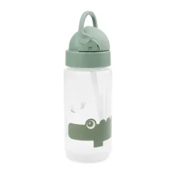Croco-fles met rietje, Green