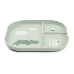 Croco foodie kinderbord 18x22 cm, Green
