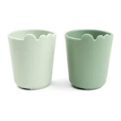 Croco kiddish minibeker 10 cl 2-pack, Green