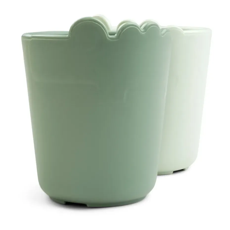 Croco kiddish minibeker 10 cl 2-pack, Green