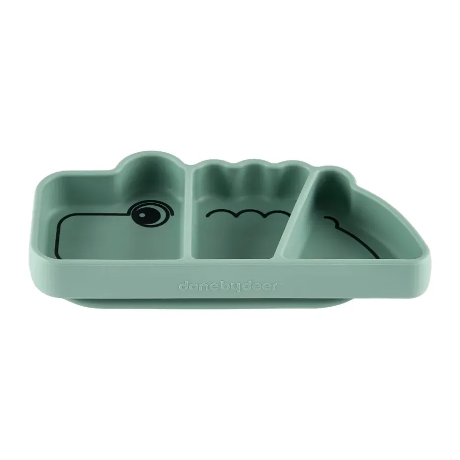 Croco Stick&Stay kinderbord 9x21 cm, Groen
