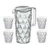 Crystal karaf incl. 4 glazen, Kristalhelder