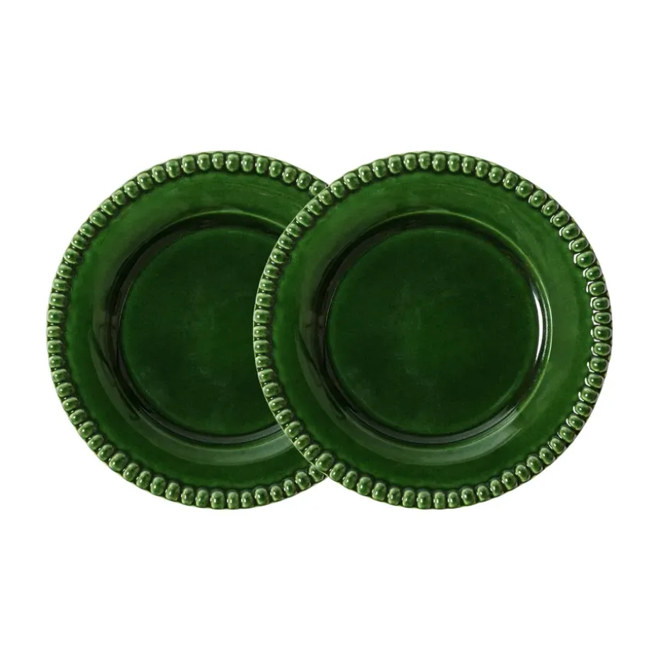 Daria dessertbord Ø22 cm 2-pack, Moss