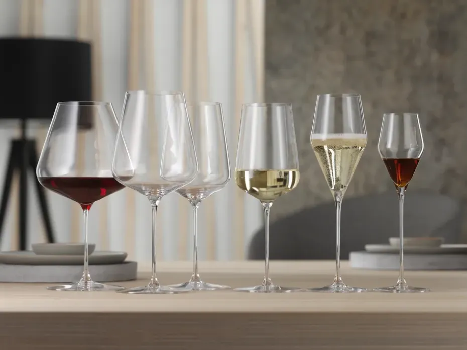 Definition rodewijnglas/wittewijnglas 55 cl 2-pack, Transparant
