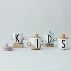 Design Letters drinktuit/deksel voor melamine beker, Beige