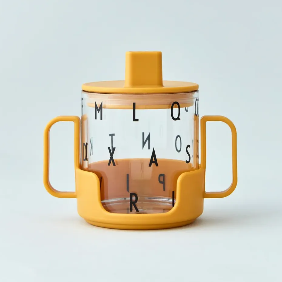 Design Letters handvat voor tritanglas, Mustard