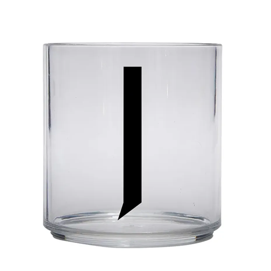 Design Letters Kids glas, J