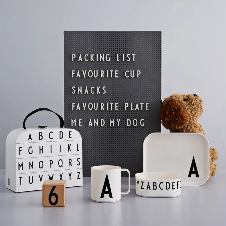 Design Letters kinderservies set, H
