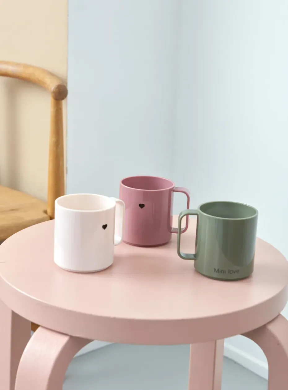 Design Letters Mini Love beker met oor, White