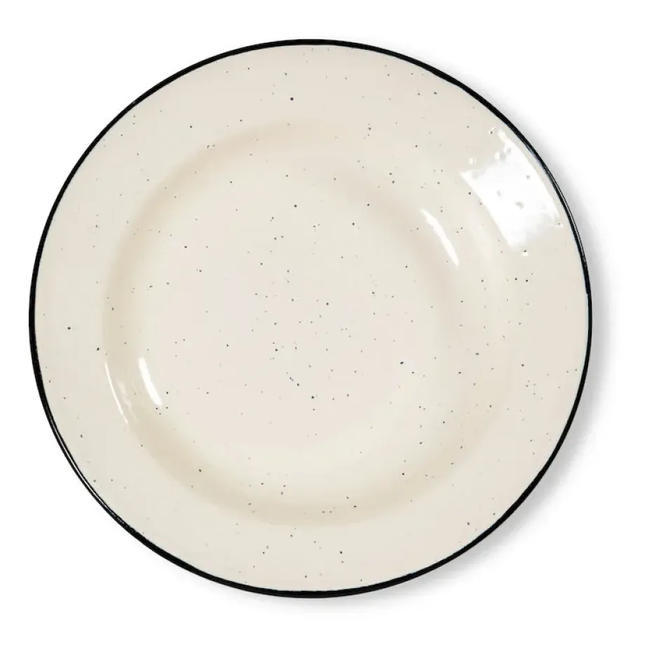 Doris emaille bord Ø20 cm, Beige