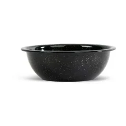 Doris emaille kom Ø16 cm, Zwart