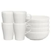 Dots ontbijtkom 60 cl 4 stuks, Crème wit