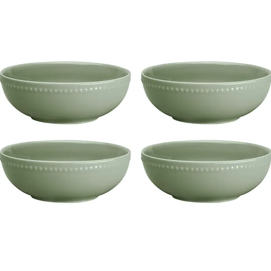 Dots ontbijtkom 60 cl 4 stuks, Groen