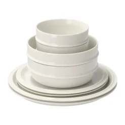 Eau serviesset 8-delig, Offwhite